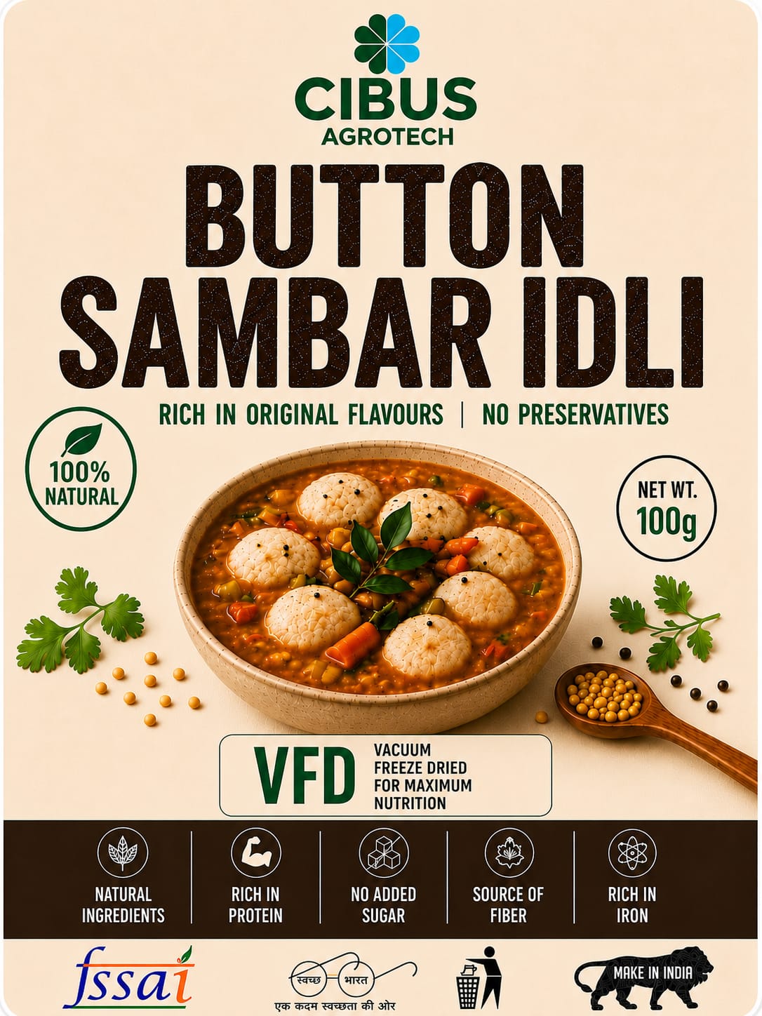 Button Sambar Idly