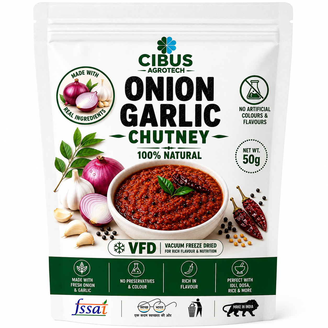 Onion Garlic Chutney