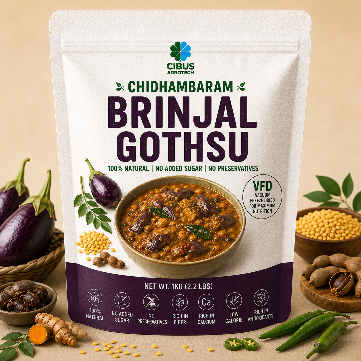 Chidhambaram Brinjal Gothsu